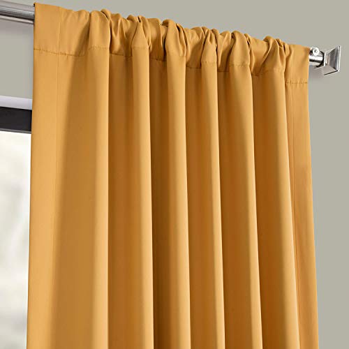 Hpd Half Price Drapes Curtain For Room Darkening 50 X 96 (1 Panel), Boch-201303-96, Marigold #TOP1