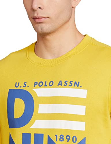 Image of U.S. POLO ASSN. Men's Cotton Crew Neck Hooded Sweatshirt