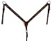 Showman Argentina Cow Leather Breast Collar w/ Rawhide Accent Design