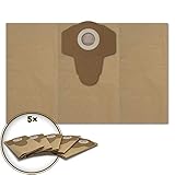 5 Staubsaugerbeutel Papierfiltertüten Staubbeutel passend für Parkside PNTS Nass Trockensauger...