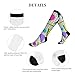 Dyale Fashion 80s Pattern Compression Socks For Women & Men Support For Travel, Nurses, Pregnancy, Athletic Running - Perfect For Everyday Wear