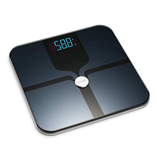 Microlife - Impédancemètre WS 200 BT - Balance Pèse Personne Connectée Bluetooth, Analyse IMC, Masse Grasse, Osseuse, Musculaire, Hydrique, Besoins Métaboliques, Garantie 5 ans