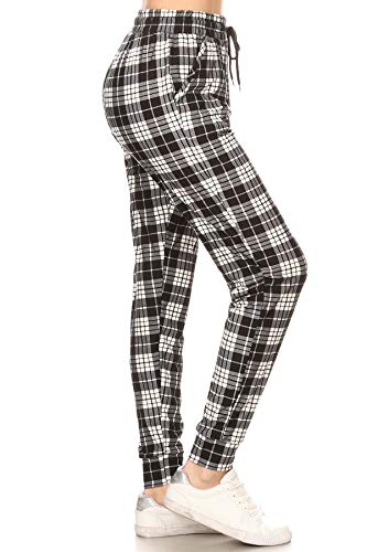 Image of Leggings Depot Premium Jogger Women's Popular Print High Waist Track Pants(S-XL)