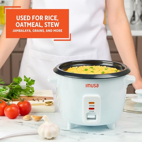 image for IMUSA Mini Electric Rice Cooker 6 Cup Cooked 3 Cup Uncooked – Cerami
