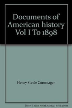Paperback Documents of American history Vol I To 1898 Book
