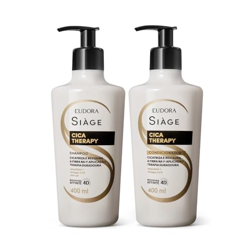 Eudora Combo Siàge Cica-Therapy: Shampoo 400ml + Condicionador 40...