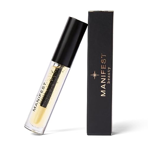 Manifest Beauty Plump Pout Lip Plumper, Hydrate And Volumize Lips, Vegan Plumping Lip Oil For Full And Smooth Lips, Shiny Finish, With Easy Swipe Xl Wand Applicator, 0.12 Fl Oz #TOP7