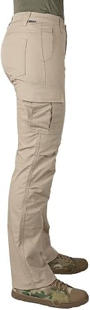 LAPG Women's Gear Stretch Tactical Pants | Low Rise, Slim Fit, 7-Pocket Durable Flex Cargo Outdoor, Hiking & Work Pants