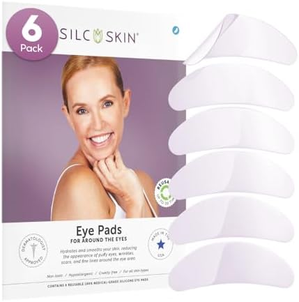 Silc Skin Silicone Eye Pads For Fine Lines, 60 Day Supply