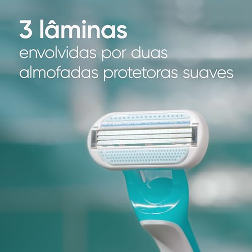 Gillette Venus Tropical Aparelho de Depilação Feminina Descartável com Aloe e Cabo Perfumado com Aro