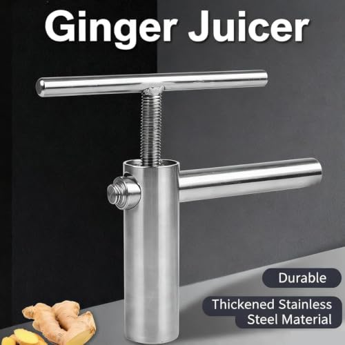 Exprimidor manual de jengibre COYEUX de acero inoxidable con prensa espiral desmontable 3