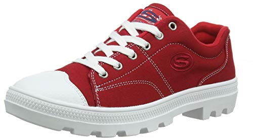 Skechers womens Roadies-true Roots Sneaker, Red, 8 US