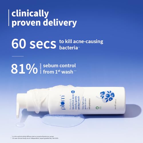 Plum 1% Salicylic Acid Face Wash 100 ml - Image 3