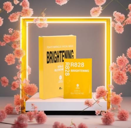 R828 5 Pack Brightening Face Mask Instant Lifting &