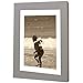 Produktbild Bilderrahmen Fotorahmen 15x21 cm Grau bilderrahmen zum aufhängen MDF Picture Frames Farbe und 40 Verschiedene Größen wählbar ohne Passepartout Rahmen Ayleen