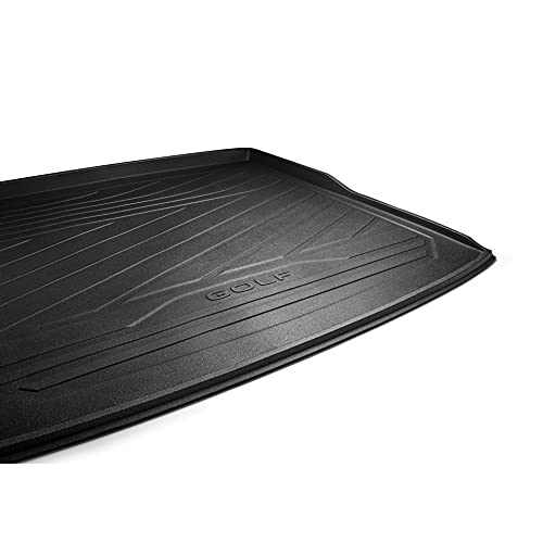 Volkswagen 5H9061160 Gepäckraumeinlage Kofferraumeinlage, nur für variablen Ladeboden (obere Position), Schwarz