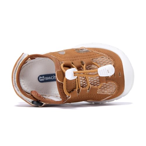 Image of BMCiTYBM Baby Boy Girl Closed Toe Summer Toddler Sandals Lightweight Shoes Infant Non-Slip First Walking Sneakers 6 9 12 18 24 Months 2-3 Years
