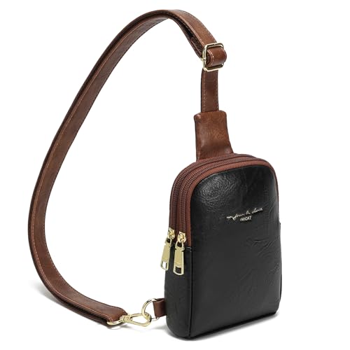 Image of INICAT Lightweight Small Crossbody Sling Bag for Women | Mini Travel Purse,Multi-pocket with Card Slots,Durable Vegan Leather,Everyday Carry