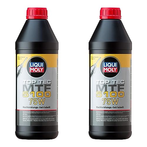 LIQUI MOLY Top Tec MTF 5100 75W | 1 L | Getriebeöl | Hydrauliköl | Art.-Nr.: 20842 (Packung mit 2)