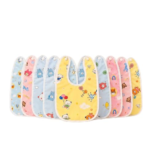 Image of StarAndDaisy Reusable Silicone Bib for Baby with Adjustable Buttons for Mess-Free Feeding