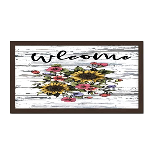Décoration murale tournesol pour égayer un bureau sombre et triste
