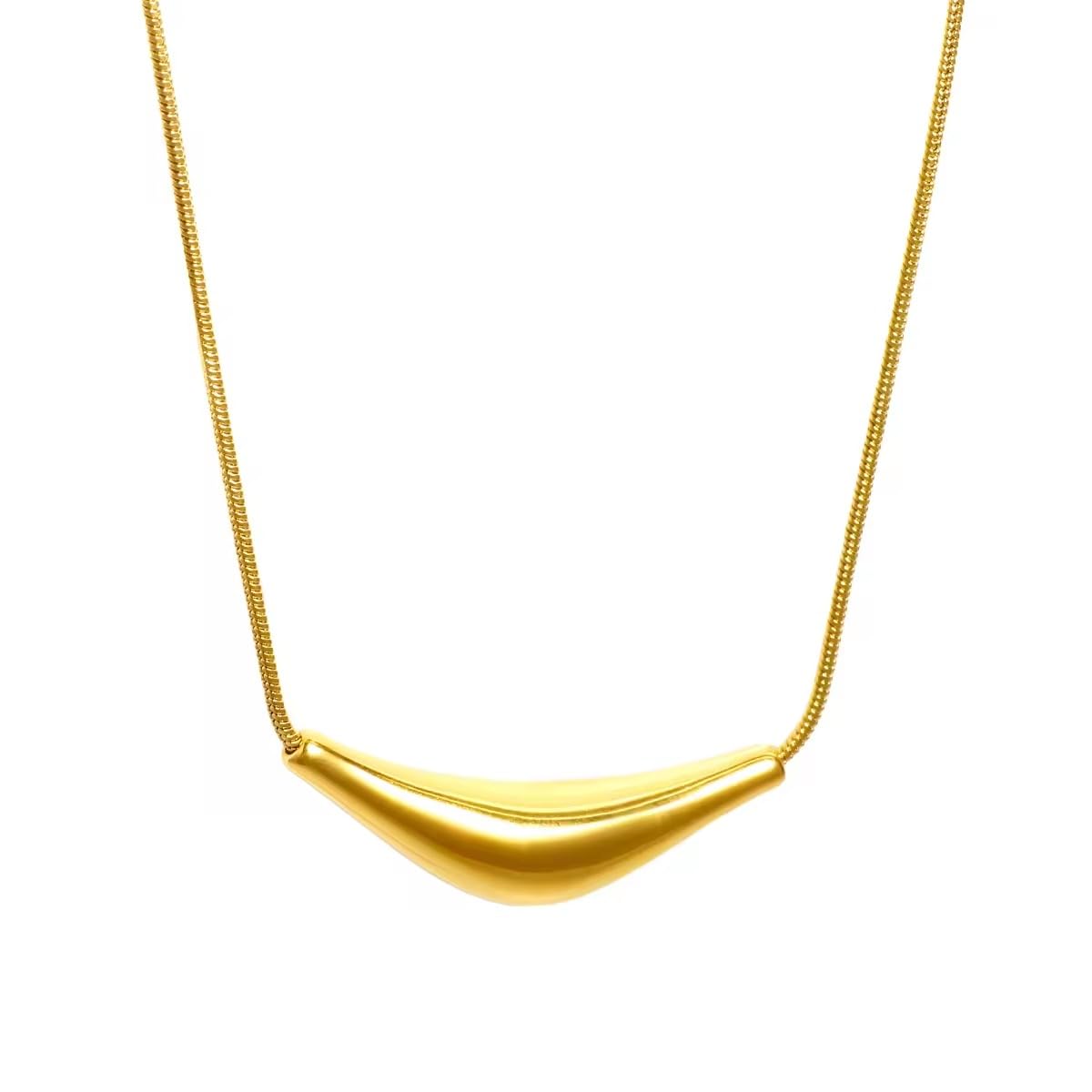 MIAMIpendant necklace chain for women girls pearl anti tarnish stainless steel gold stylish Neck Chain | Locket | Modern Design | Birthday Special Occassion Gift | Aesthetic Jewellery | Accessories