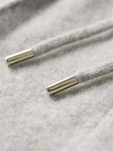 Men Cashmere Thick Warm Smart Trousers Merino Wool Elasticity Waist Pants3