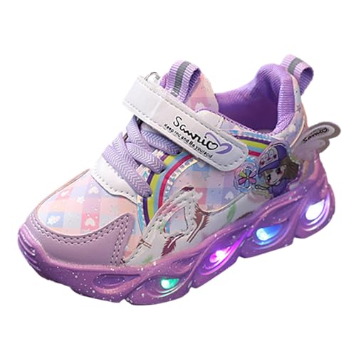 Zapatillas Deportivas Niña Zapatillas Luces Niña Zapatillas Running Niña Bambas Niña, Zapatillas para NiñA Zapatillas Niña con Luces Led Brillantes, con Estampado