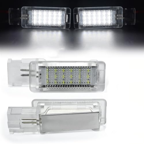 HMYHBD 2Pcs Footwell Under Courtesy Light Luggage Glove Box Lamps, for, 911 997, for Carrera, Turbo, for, Boxster 987 Cayman 981 car Interior footwell Lights(Passion Red 1)