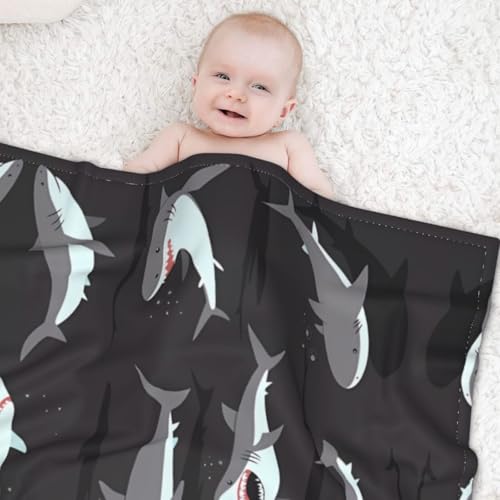 Couverture bébé poisson 76x101cm, le cadeau de naissance idéal