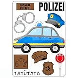 Photo Gallery set di immagini da stiro per tessuti per bambini – termoadesive con auto della polizia, tatütata, scritta, badge e altro ancora – din a5, inizio della scuola, compleanno, maglietta, sacchetto, costume Photo Gallery set di immagini da stiro per tessuti per bambini – termoadesive con auto della polizia, tatütata, scritta, badge e altro ancora – din a5, inizio della scuola, compleanno, maglietta, sacchetto, costume