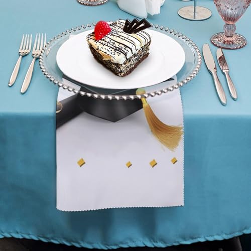 Servilletas de Tela Reutilizables Estampado Graduación 2 Piezas miniatura 4