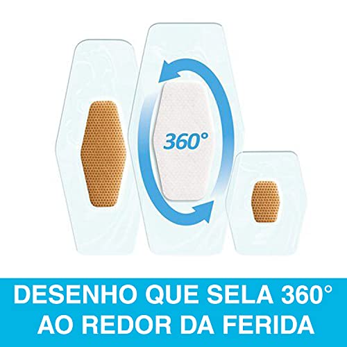 Nexcare, 3M, Curativos Transparentes, À prova d'água, 12 unidades
