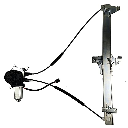 Sontian 741-586 Front Left Driver Sider Window Regulator And Motor Assembly For 1992-2014 Ford E150/E250 1992-2019 E350,2000-2019 Ford E450 2002-2003 Ford E550 Econoline Super Duty #TOP3
