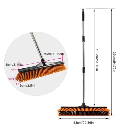Brosse de nettoyage réutilisable à poils durs pour le gommage des balcons