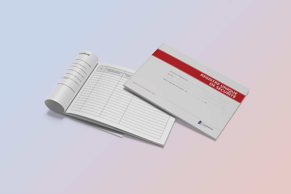 Registre Unique de Sécurité - Obligations légales en matière d'hygiène et de sécurité - Format A4-64 pages - LEGIMEDIA ÉDITIONS
