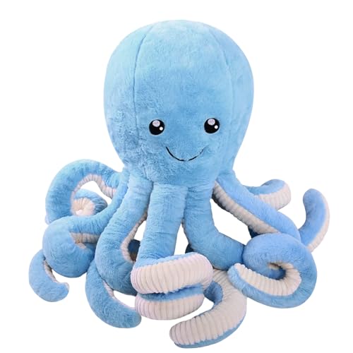 DENTRUN Octopus Stuffed Animals, Giant Octopus Plush Doll Play Toys for Kids Girls Boys Adults Birthday Xmas Halloween Present Stuffed Sea Animals Plushie, 7/16/24/32 Inches, 5 Colors