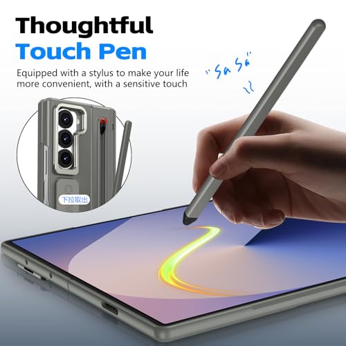 Coque Samsung Galaxy Z Fold5 protégeant l'écran avant et le stylet S Pen