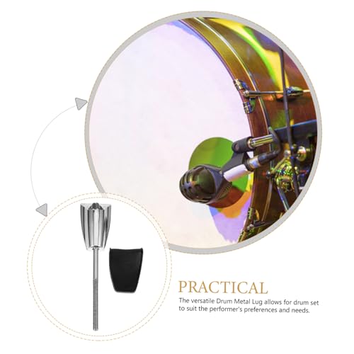 ifundom Talões De Tambor De De Zinco Acessórios De Percussão Conectores De Tambor Talões De Tambor D