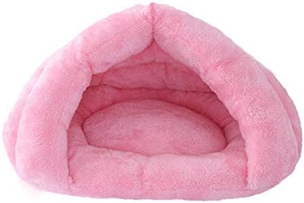 Braceus Plush Dog Cat Sleeping Bed Cave Cuddle Soft Cushion Hooded Warm Pet Supplies
