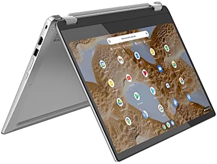 Lenovo IdeaPad Flex 3 15.6 Inch Touch Full HD Chromebook, Intel Pentium, 8GB RAM, 128GB SSD, Chrome OS - Arctic Grey Laptop