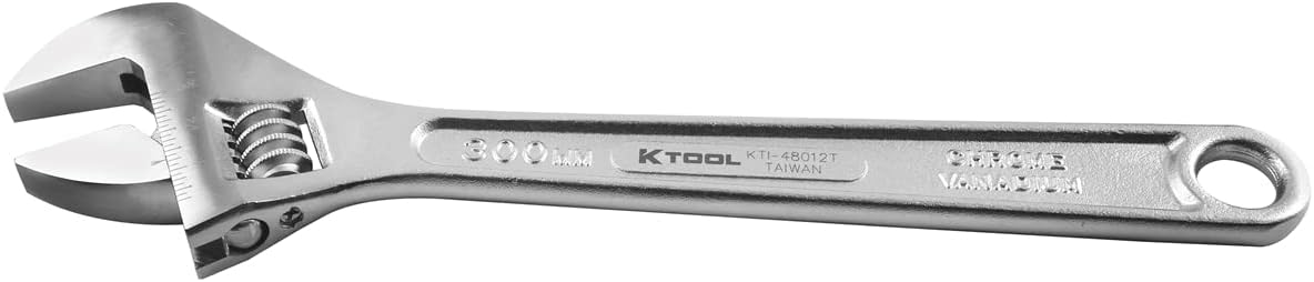 K Tool International Wrench Adjustable 12 Inch Taiwan