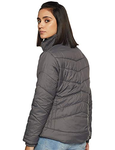 Image of Qube Fort Collins Women's Regular-Length Bomber Jacket - Comfortable, Stylish Casual Outerwear for Winte