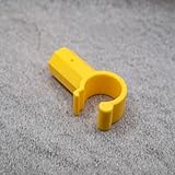 ULEIVA Ersatz Dachfenster Haken Gelb kompatibel mit Velux Teleskopstange Fenster Öffner Bedienstange Aufsatz Stangenhaken (Gelb)