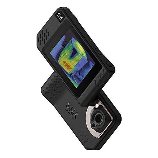 Seek Thermal Shot värmebildkamera, 32 k pixel, SeekFusion-teknik, pekskärm, mättemperaturer -40 Celsius till +330 Celcius