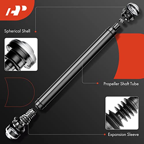 A-Premium Front Complete Drive Shaft Prop Shaft Driveshaft Assembly Compatible With Jeep Commander, Grand Cherokee 2007-2010, Automatic Transmission, Replace# 52853431Aa #TOP2