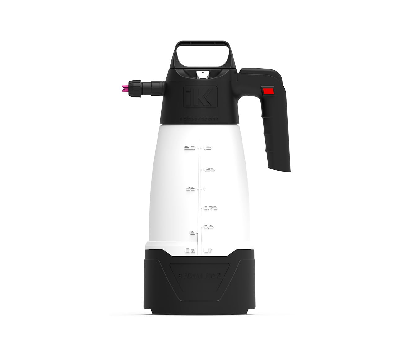 IK eFoam Pro 2 - Spruzzatore di Schiuma a Batteria - 3 Tipi di Schiuma - Ricarica USB-​C - Pressione 2-​3 bar - 2 Modalità di Utilizzo (Batteria/​Manuale) - Indicatore di Carica LED - Detailing