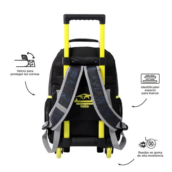 TOTTO Mochila de ruedas Spaceship M
