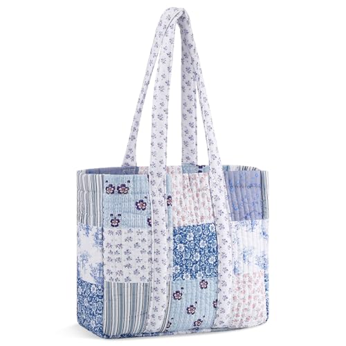 Bolso Tote Acolchado de Patchwork para Mujer