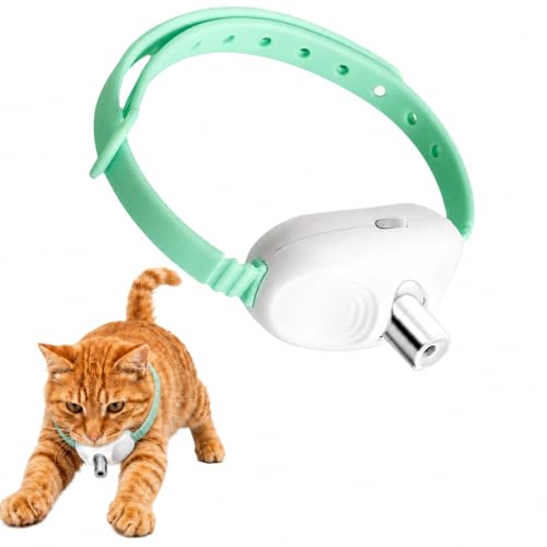 Walfront Cat Toys for Indoor Cats Interactive Adjustable Collar Toy with 2 Play Modes 9.113.4 in Fit Wide-Angle Chasing Toy for Kittens & Adult Cats Exercise & Boredom Relief